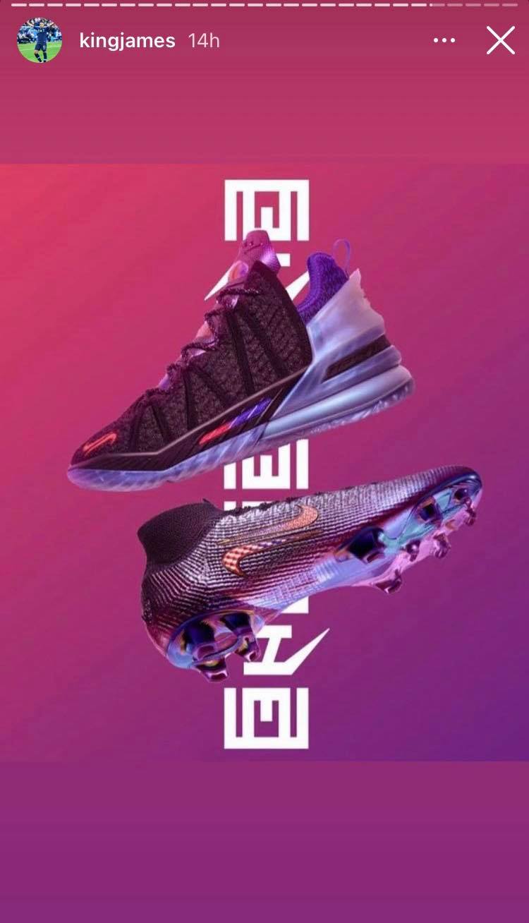 Nba Lebron Revele Des Images Bouillantes De Sa Collab Avec Mbappe