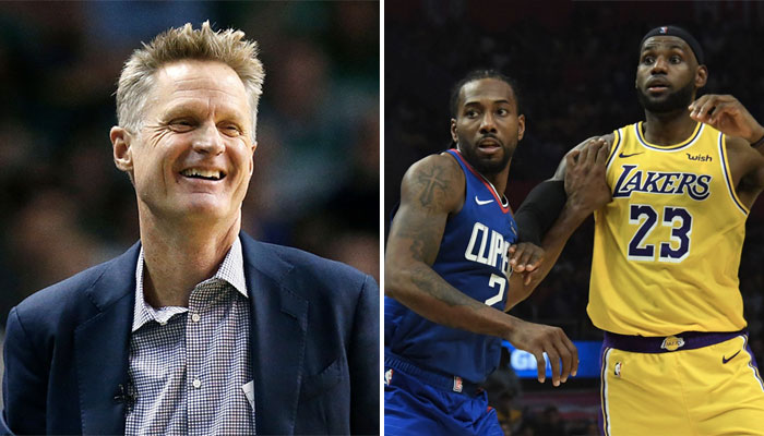 L'entraineur des Golden State Warriors, Steve Kerr, s'est fendu d'une déclaration qui risque de ne pas faire plaisir aux Los Angeles Clippers de Kawhi Leonard et aux Los Angeles Lakers de LeBron James