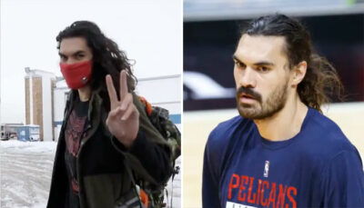 NBA – Dans le froid glacial, la tenue ravagée de Steven Adams