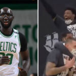 NBA – Tacko Fall plante un missile WTF longue distance, le banc en furie !