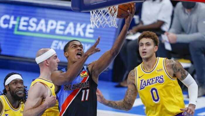 Theo Maledon face aux Lakers