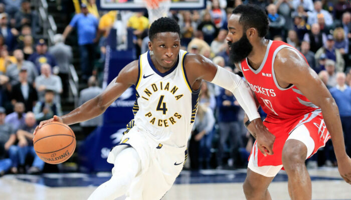 Victor Oladipo et James Harden