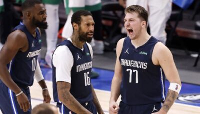 NBA – L’incroyable game-winner de Luka Doncic sur la tête des Celtics