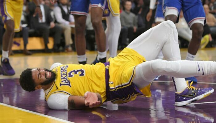 Anthony Davis des Lakers blessé