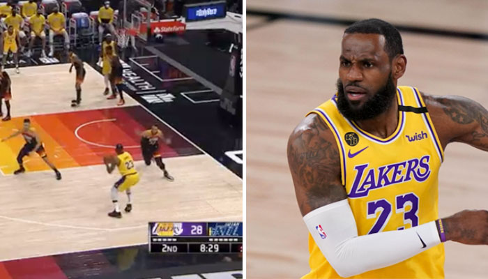 LeBron met Gobert à terre... mais se rate complètement ! NBA