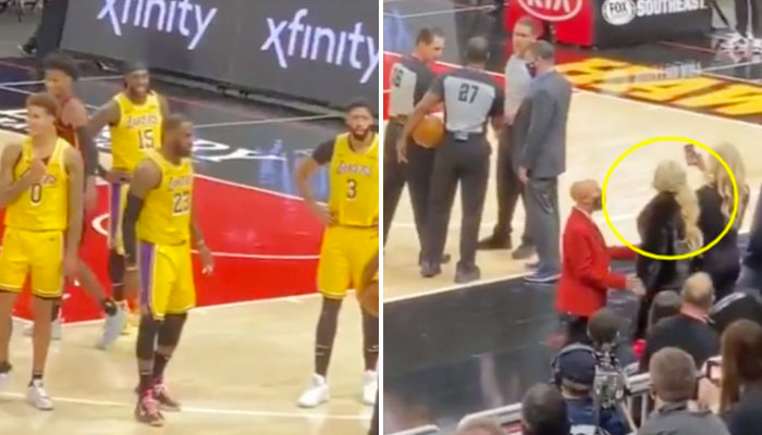 En plein match, LeBron s'embrouille avec une fan ! NBA