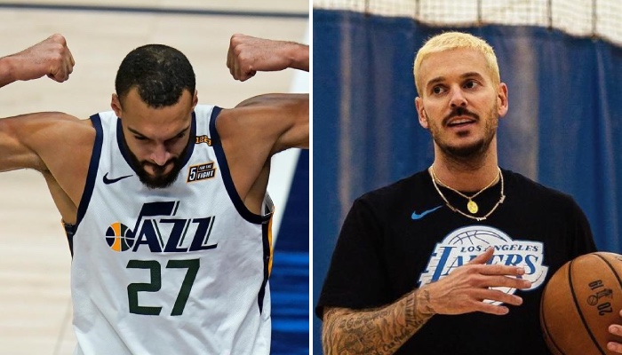 La superstar NBA du Utah Jazz, Rudy Gobert, a reçu les éloges de l'artiste français Matt Pokora après sa grosse prestation livrée face aux Los Angeles Clippers