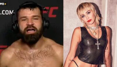 Un guerrier UFC tente son coup avec Miley Cyrus, elle répond cash !