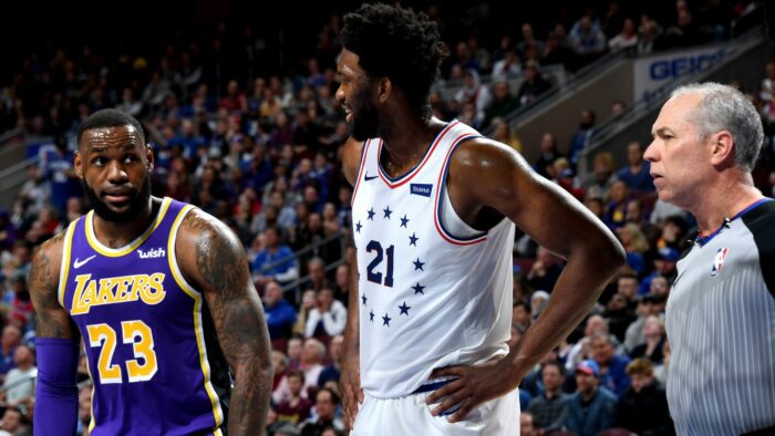 Course MVP entre LeBron James et Joel Embiid