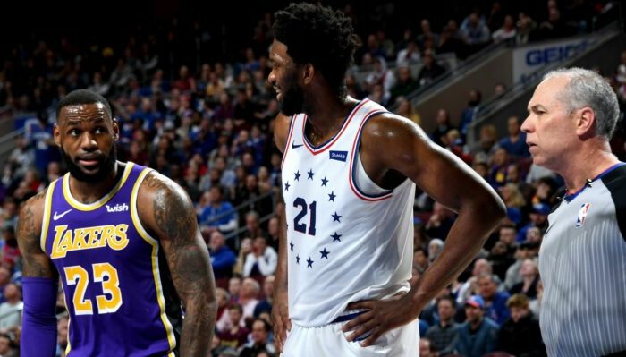 Course MVP entre LeBron James et Joel Embiid