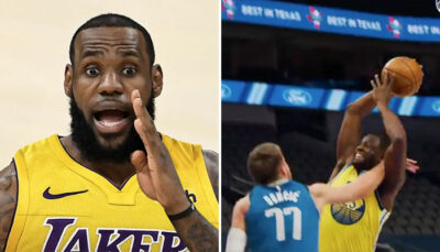 NBA – LeBron réagit au gros poster de Draymond sur Doncic