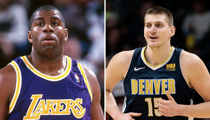 Magic Johnson et Nikola Jokic