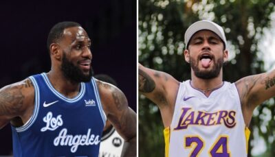 NBA – Neymar révèle une géniale fresque de légendes NBA, LeBron réagit !