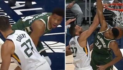 NBA – Rudy Gobert détruit Giannis sur un violent poster !