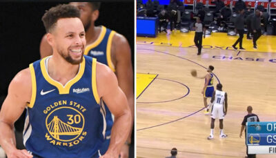 NBA – Le trois points complètement insolent de Curry… après le buzzer !