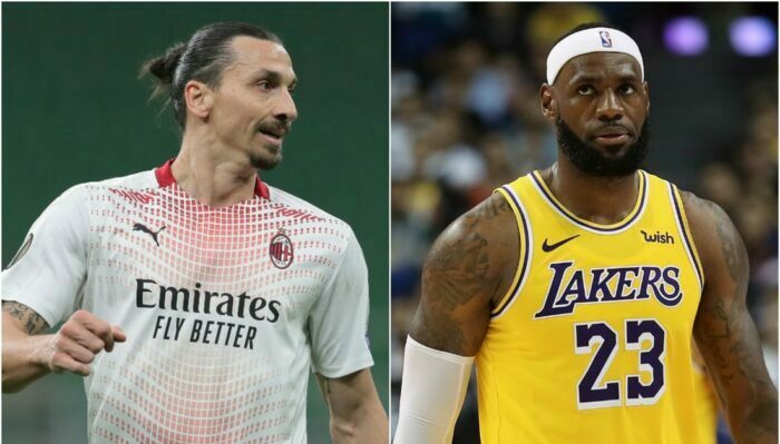 Zlatan Ibrahimovic et LeBron James