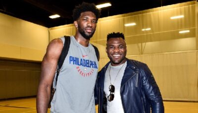 NBA – Francis Ngannou envoie un message kiffant à Joel Embiid !