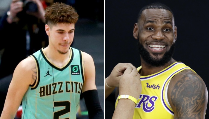 LeBron a publié un petit troll à l'encontre de LaMelo Ball sur Instagram NBA