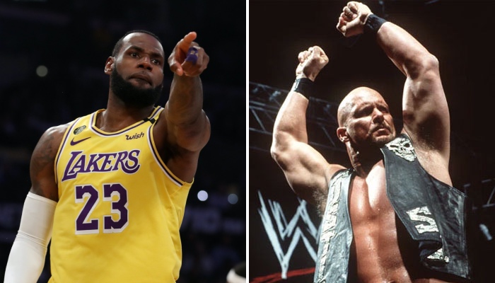 LeBron James a rendu hommage à Stone Cold Steve Austin face aux Timberwolves