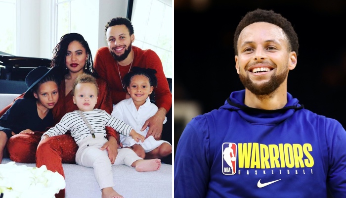 Stephen Curry a eu droit ) une beau cadeau de la part de ses enfants pour son 33ème anniversaire