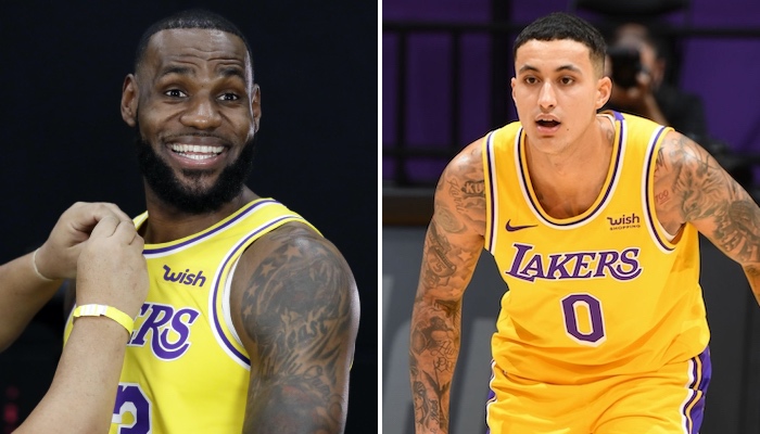 Kyle Kuzma a avoué avoir fait l'amour du regard à LeBron James sur une action décisive