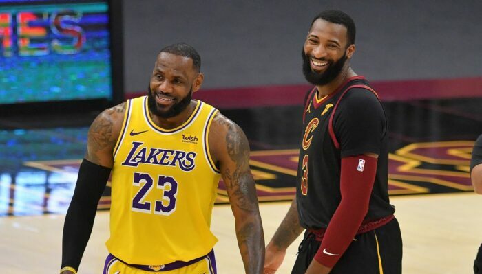 LeBron James et Andre Drummond