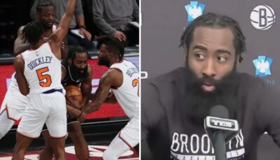 NBA – James Harden révèle ce qui l’a choqué hier face aux Knicks