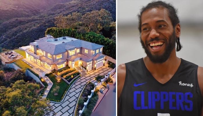 La nouvelle maison gargantuesque de la star des Los Angeles Clippers, Kawhi Leonard, à Los Angeles