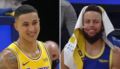 NBA – Kyle Kuzma se ridiculise, Steph Curry et le banc des Warriors se déchaînent !