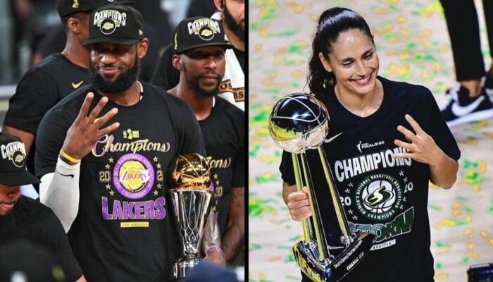 LeBron James des Lakers et la star WNBA Sue Bird