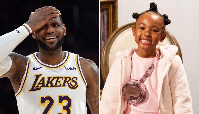 La superstar NBA des Los Angeles Lakers, LeBron James, n'a pas caché son désarroi devant la dernière vidéo publiée par sa petite fille, Zhuri, sur les réseaux sociaux