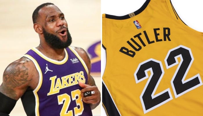 La star des Los Angeles Lakers, LeBron James, a découvert à l'image des 15 autres équipes honorées le design des nouveaux maillots « Earned » dévoilés par la NBA ce mercredi