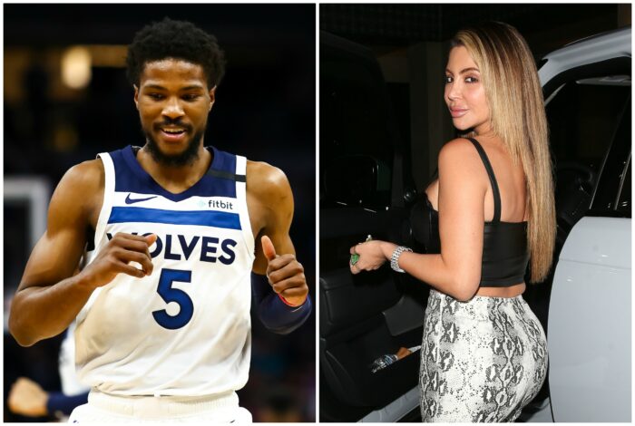 Malik Beasley et Larsa Pippen