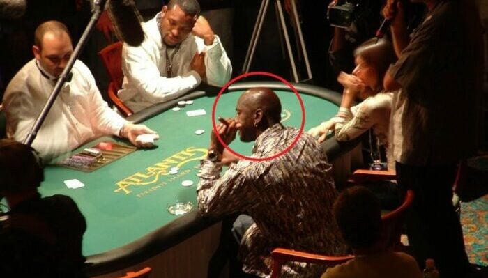 Michael Jordan en plein gambling