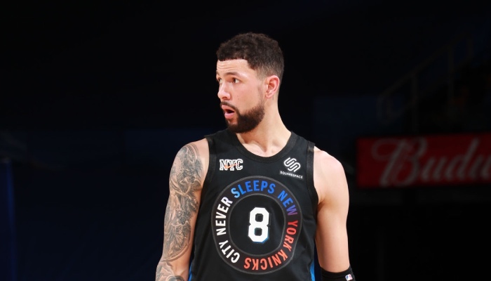 L'arrière NBA Austin Rivers, ici sous les couleurs des New York Knicks