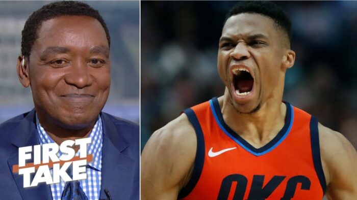 Isiah Thomas et Russell Westbrook en NBA