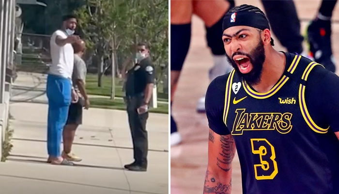 Anthony Davis a été aperçu sur les lieux d'un accident de la route à Los Angeles