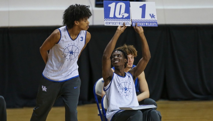 Brandon Boston et Terrence Clazrke tout sourire avec Kentucky