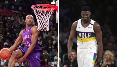 NBA – Zion révèle son top dunkeurs all-time, Vince Carter… très bas