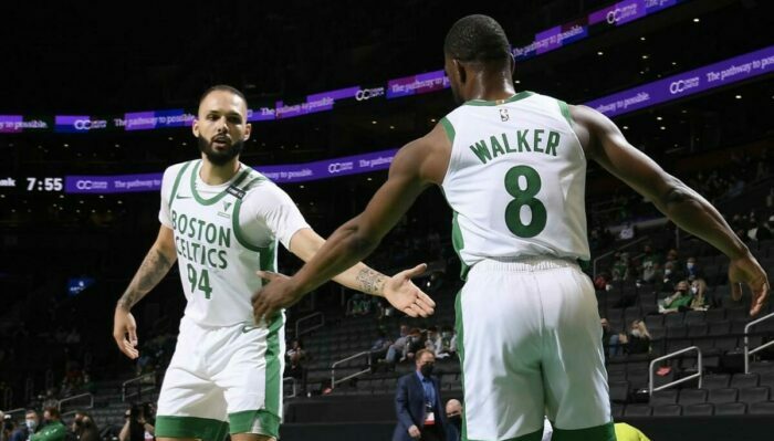 Evan Fournier et Kemba Walker chez les Celtics