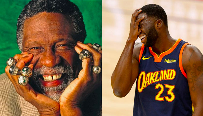 Bill Russell trash-talke Draymond Green en NBA