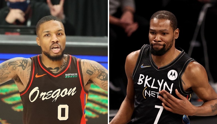 La superstar NBA des Portland Trail Blazers, Damian Lillard, a réagi à la grosse bourde de son homologue des Brooklyn Nets, Kevin Durant, au moment de nommer ses 5 meilleurs coéquipiers en carrière