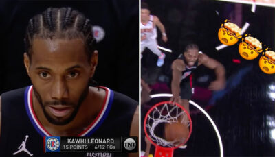 NBA – Kawhi tape un giga-poster sur un colosse, les fans explosent !