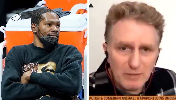 La superstar NBA des Brooklyn Nets, Kevin Durant, sceptique devant les larmes de sa récente victime sur les réseaux sociaux, l'acteur américain Michael Rapaport