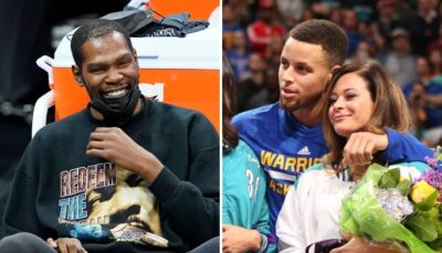 NBA – KD plié de rire devant une blague sur… la mère de Steph Curry !