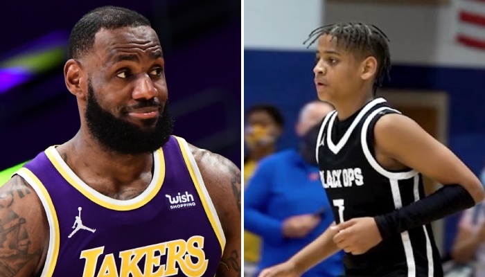 La superstar NBA des Los Angeles Lakers, LeBron James, a réagi avec étonnement aux exploits du jeune Kiyan Anthony, fils du joueur des Portland Trail Blazers, Carmelo Anthony