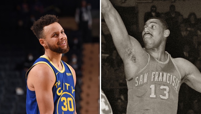 Stephen Curry a dépassé Wilt Chamberlain comme le top scoreur de l'histoire des Warriors.