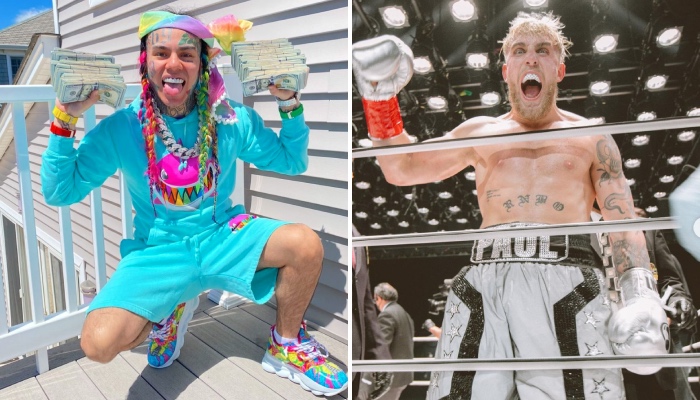 6ix9ine a répondu de manière assez peu classe aux provocations de Jake Paul