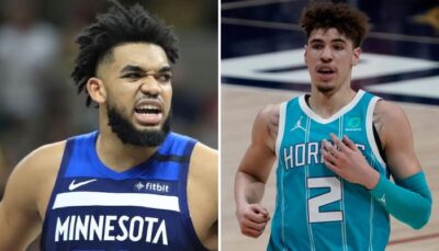 NBA – Le tacle de KAT à LaMelo Ball pour le titre de Rookie de l’Année