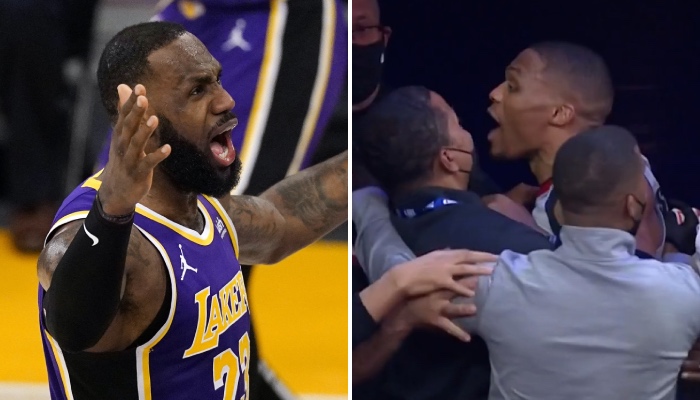 LeBron James était furieux de voir Russell Westbrook agressé par un fan des Sixers